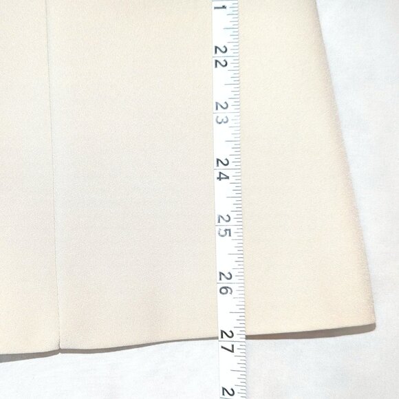 Club L London | “Unbeaten” Cream Plunge Corset Waist Blazer | Size 6 - Picture 13 of 16